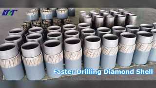 Vỏ khoan kim cương tăng tốc độ thăm dò