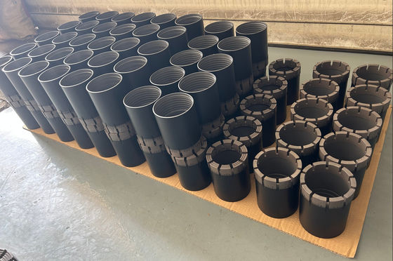 Reaming Shell Wireline sử dụng công cụ khoan BQ NQ HQ PQ Reaming Shell Diamond Reamer